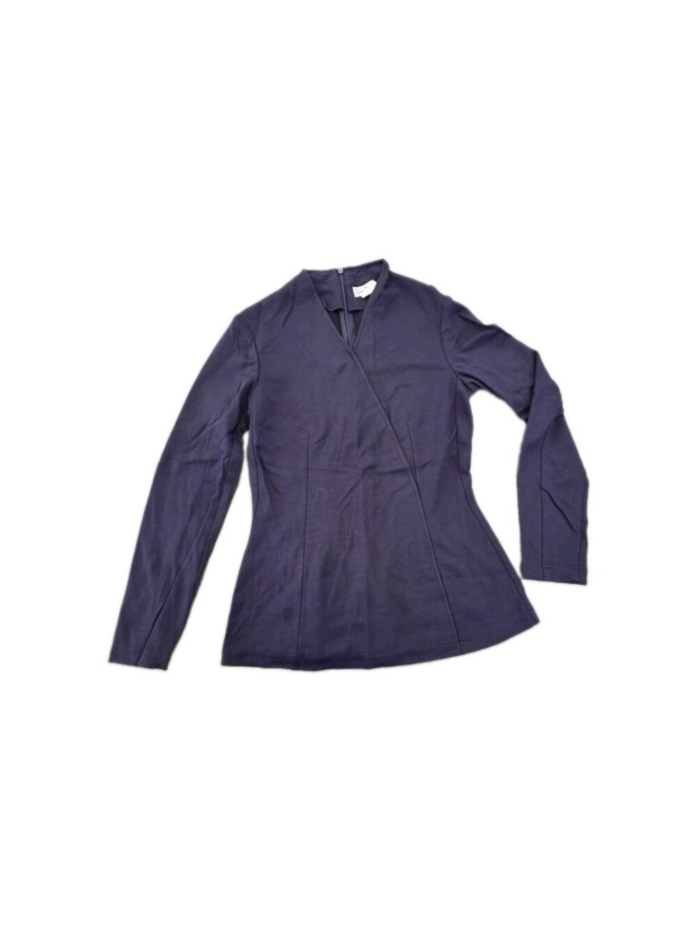 Womens DIOR Uniforms Navy Blue Top Long Sleeve Blouse Jacket Size 2